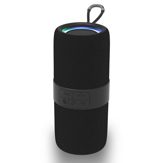 Waterproof Bluetooth 5.0 Speaker with 7-Color LED Lights, Portable Wireless Party Speaker, 360° Dynamic Sound