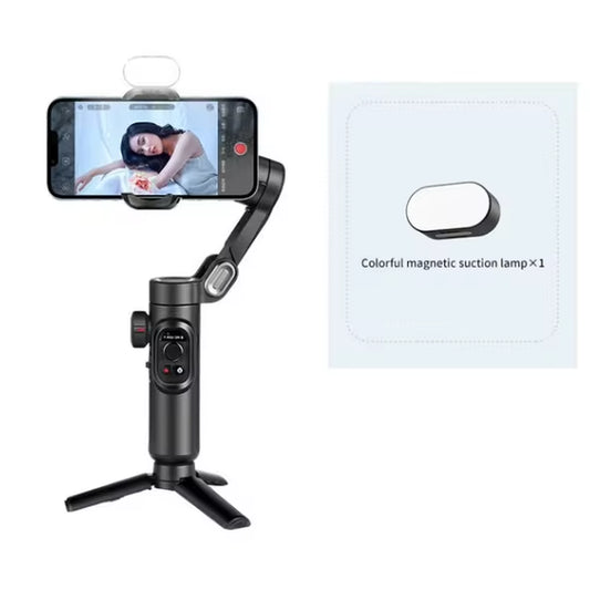 📸 AOCHUAN 3-Axis Smartphone Gimbal Stabilizer w/ Fill Light 💡 | Perfect for TikTok, Vlogs, & Face Tracking! 🎥✨ (iPhone & Android Compatible)