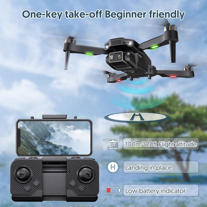 🚁 H16 Foldable 4K Drone | Powerful, Beginner-Friendly, & Ready for Adventure! 📸✨